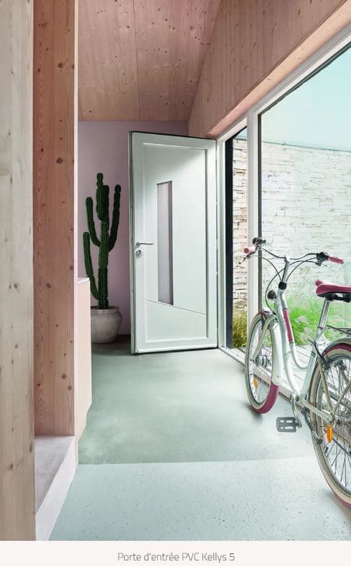 Porte d'entrée pvc