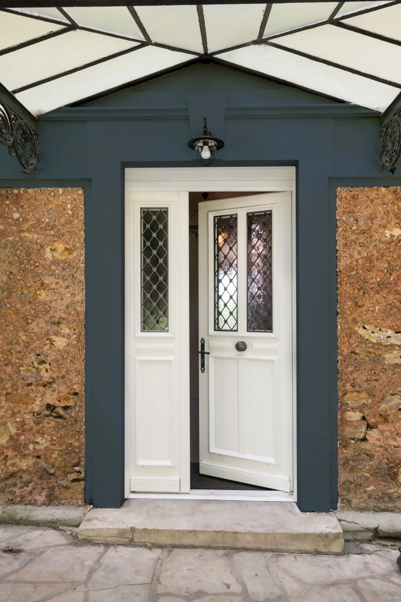 Porte d'entrée pvc