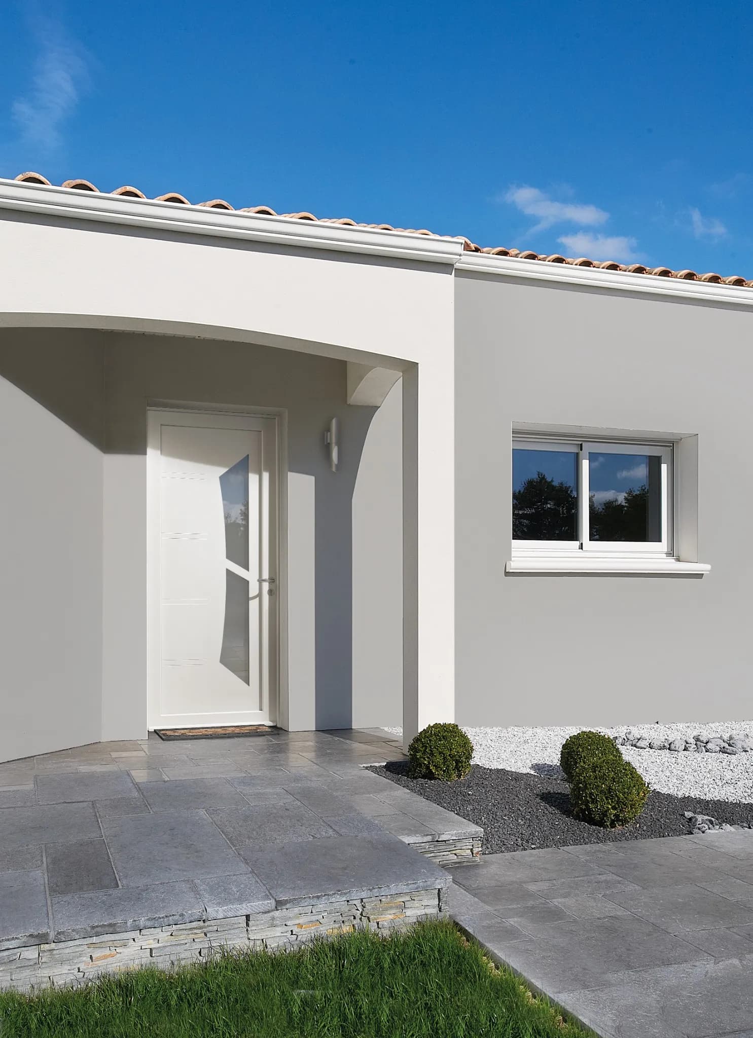 Porte d'entrée pvc
